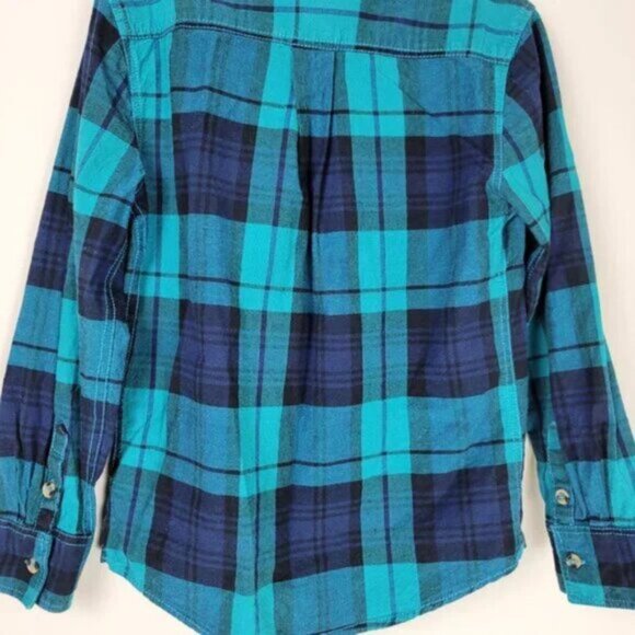 Boys Size 7 Bundle Tommy Bahama Plaid Button Down & Crown Ivy Rugby Polo - Picture 6 of 16